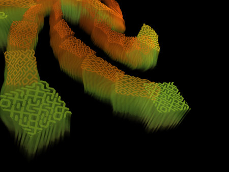 Imaginatory fractal background Imageの写真素材