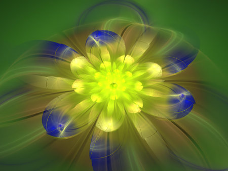 Imaginatory fractal background Imageの写真素材