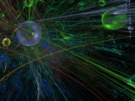 Imaginatory fractal background Image