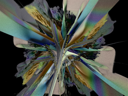 Imaginatory fractal background Imageの写真素材