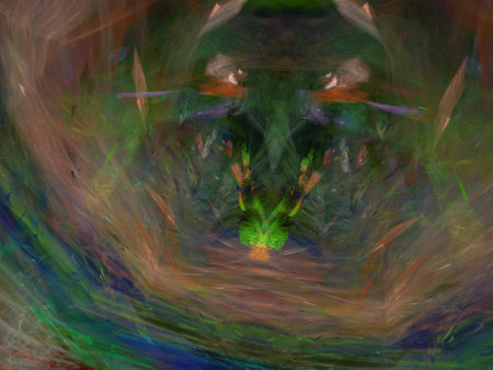 Imaginatory fractal background Imageの写真素材