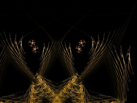 Imaginatory fractal background Imageの写真素材