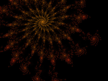 Imaginatory fractal background Imageの写真素材