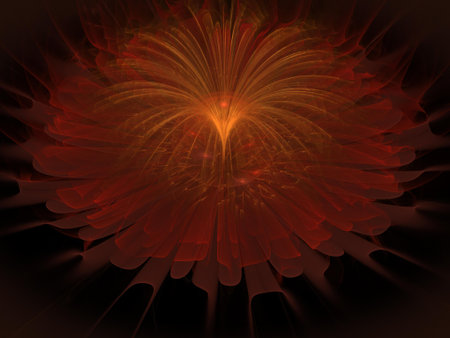 Imaginatory fractal background Imageの写真素材