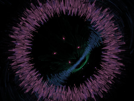 Imaginatory fractal background Image