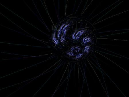 Imaginatory fractal background Image
