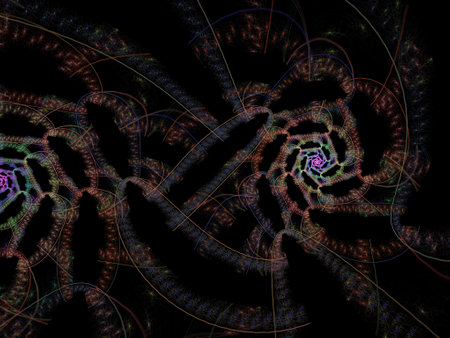 Imaginatory fractal background Image