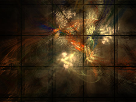 Imaginatory fractal background Image