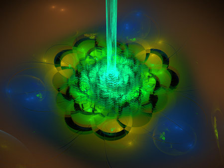Imaginatory fractal background Imageの写真素材