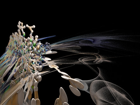 Imaginatory fractal background Image