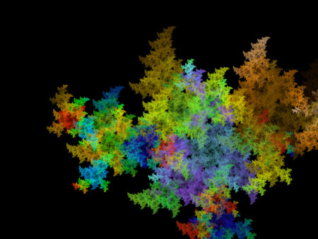 Imaginatory fractal background Imageの写真素材