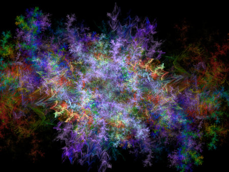 Imaginatory fractal background Imageの写真素材