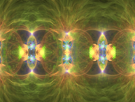 Imaginatory fractal background Image