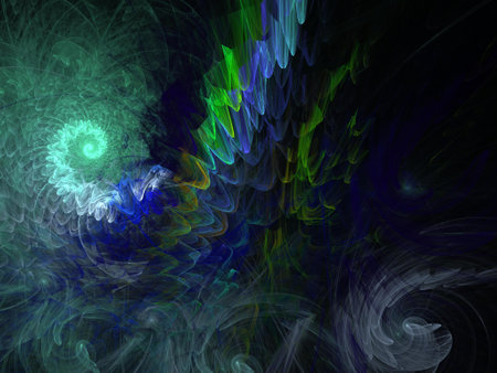 Imaginatory fractal background Imageの写真素材
