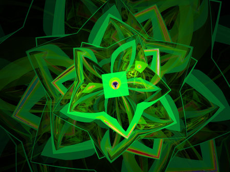 Imaginatory fractal background Imageの写真素材