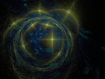 Imaginatory fractal background Imageの写真素材