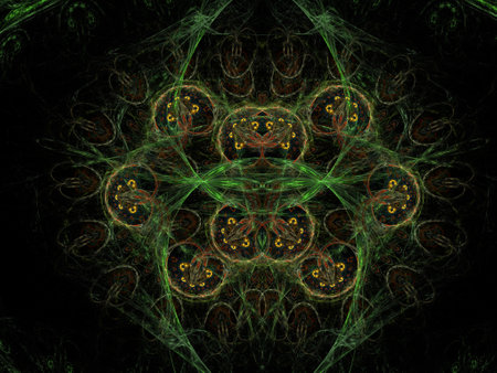 Imaginatory fractal background Imageの写真素材