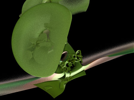 Imaginatory fractal background Imageの写真素材