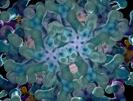 Imaginatory fractal background Image