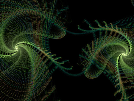 Imaginatory fractal background Image