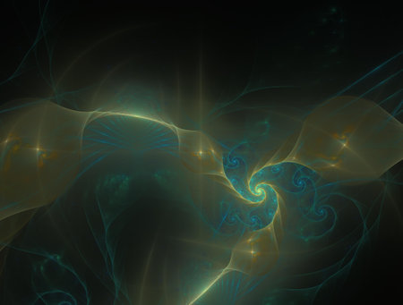 Imaginatory fractal background Imageの写真素材