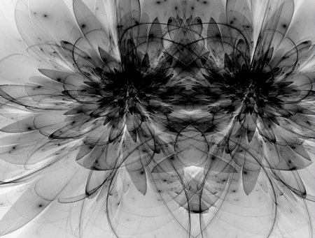 Imaginatory fractal background Imageの写真素材
