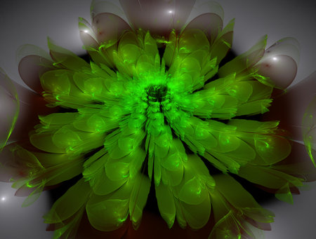 Imaginatory fractal background Imageの写真素材