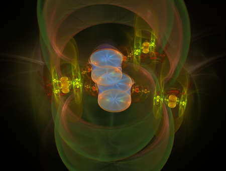 Imaginatory fractal background Image