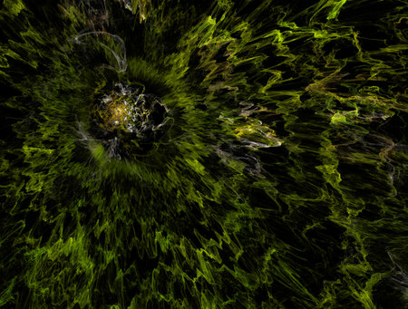 Imaginatory fractal background Imageの写真素材