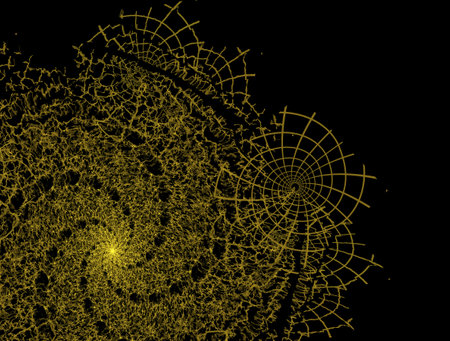 Imaginatory fractal background Image