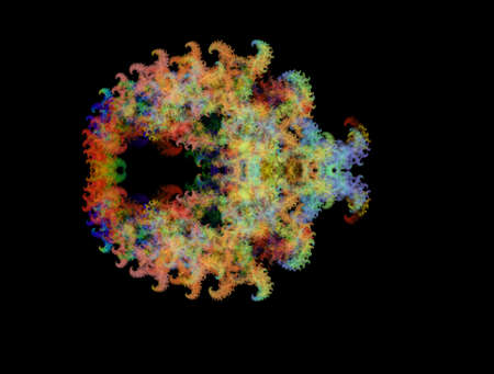 Imaginatory fractal background Image