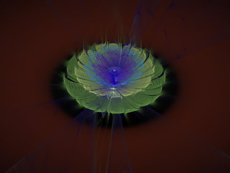 Imaginatory fractal background Imageの写真素材