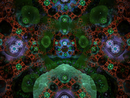 Imaginatory fractal background Image