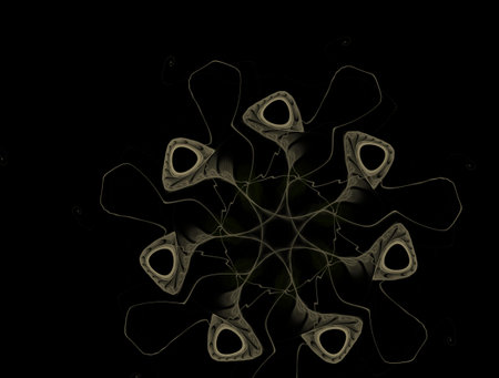 Imaginatory fractal background Imageの写真素材