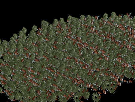 Imaginatory fractal background Image