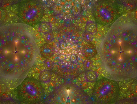 Imaginatory fractal background Image