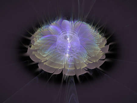 Imaginatory fractal background Imageの写真素材