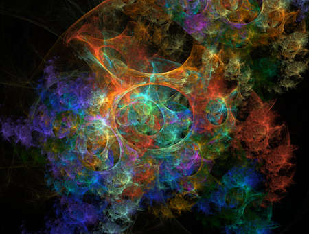 Imaginatory fractal background Imageの写真素材