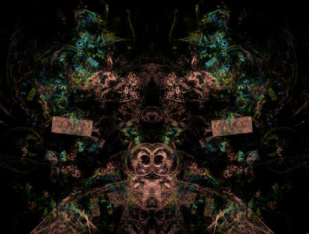 Imaginatory fractal background Image