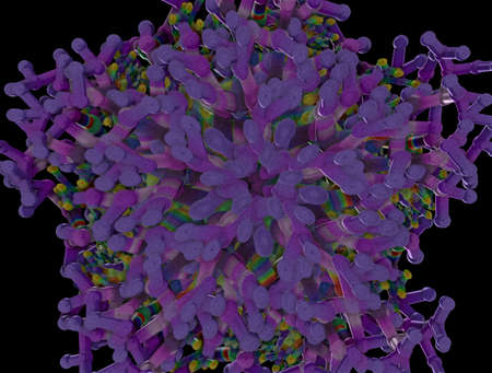 Imaginatory fractal background Image
