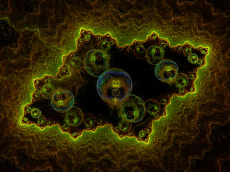 Imaginatory fractal background Image
