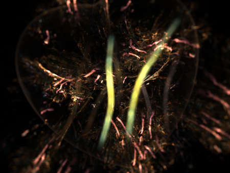 Imaginatory fractal background generated Image