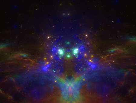 Imaginatory fractal background generated Image