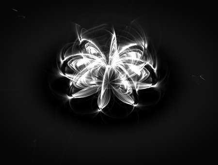 Imaginatory fractal background generated Imageの写真素材