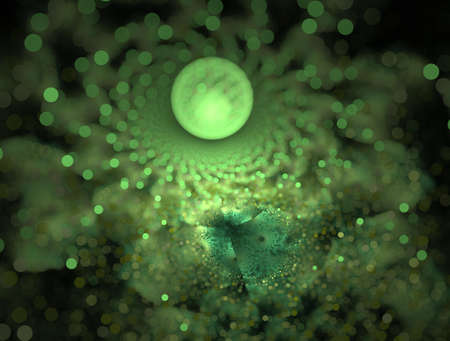 Imaginatory fractal background generated Image