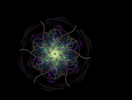 Imaginatory fractal background generated Image