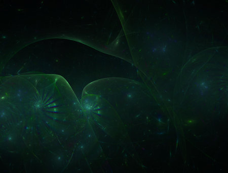 Imaginatory fractal background generated Imageの写真素材