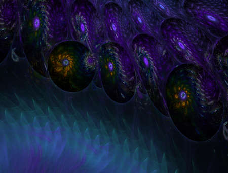 Imaginatory fractal background generated Image