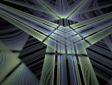 Imaginatory fractal background generated Imageの写真素材