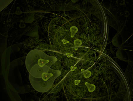 Imaginatory fractal background generated Image